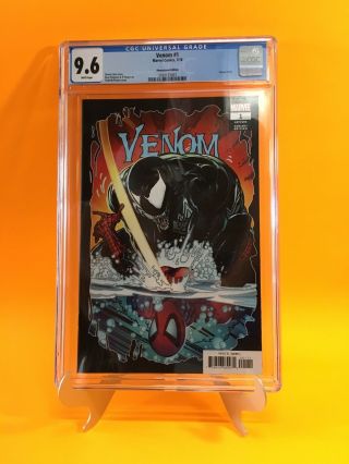 Venom 1 Cgc 9.  6 (nm, ) Remastered Color 1:500 Variant Mcfarlane Cover Movie Rare