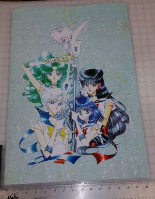 Sailor Moon Manga Art Poster 16.  5 X 24 Premium Heavyweight