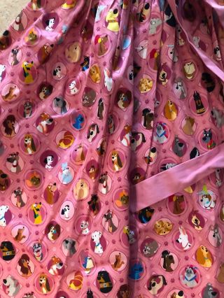 Nwt Walt Disney Disney Parks Dooney & Bourke Pink Dogs Dress Size Large L
