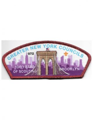 2010 Greater N.  Y.  Councils 100 Years Of Scouting Brooklyn Red/myl/bdr