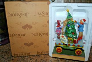 Jim Shore On Track With All The Trimmings Children Christmas Train Car Figurine