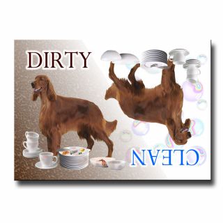 Irish Setter Dirty Dishwasher Magnet Dog