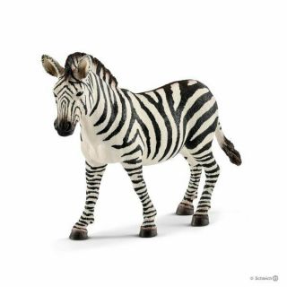 Schleich 14810 Zebra Female Wild Animal Model Mare Toy Figurine 2019 - Nip
