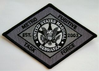 Htf Rare Defunct Us Marshal Subdued Nebraska Metro Fugitive Task Force