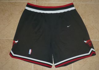 Nba Nike Chicago Bulls Authentic Shorts Mj Jordan Kobe Basketball Vtg Vintage