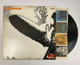 Led Zeppelin - - Self - Titled Debut Lp Atlantic Sd 8216 70s Vg /vg,