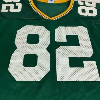 Don Beebe Green Bay Packers NFL Green Vintage Champion Jersey Mens Large 2