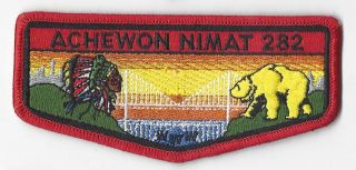 Oa 282 Achewon Nimat Www Flap Red Bdr.  San Francisco Bay Area Ca [mo - 1928]