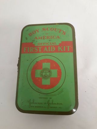 Vintage Boy Scout First Aid Tin