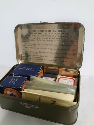 Vintage Boy Scout First Aid Tin 2