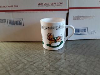 Vintage 1985 Telco Merry Christmas Musical Coffee Tea Mug Cup Lnc 10 - 4