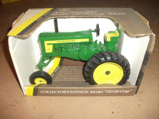 1/16 John Deere " 720 Hi - Crop " Wide Front Tractor; Old Stock Nib; Ertl 1990