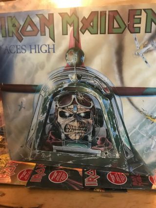 Iron Maiden Aces High 1984 Uk 3 - Track 12 " Vinyl Single