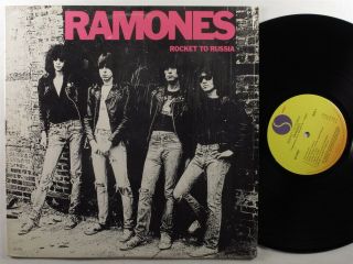 Ramones Rocket To Russia Sire Lp Vg,  Shrink