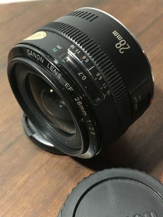 Vintage Canon Lens Ef 28mm 1:2.  8