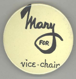 Mary Ruwart Libertarian Party Political Pin Button Pinback Badge Marshall Levin