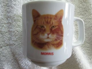 Vintage Morris The Cat Mug,  9 Lives Brand Cat Food Mascot
