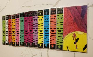 Watchmen 1 - 12 First Print Complete Set Alan Moore 1986 Dc Hbo Tv Series