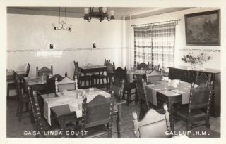 Rp: Gallup,  N.  M. ,  20 - 30s ; Casa Linda Ct. ,  Rt 66 / Route 66; Dining Room