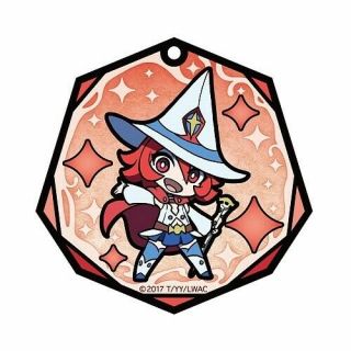 Little Witch Academia Anime Trigger - Stained Glass Art Keychain Shiny Chariot