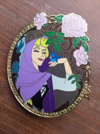 Briar Rose Sleeping Beauty Disney Fantasy Pin Friends & Flowers Le50 Htf