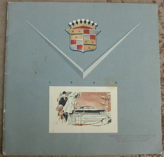 Old Sales Brochure 1949 Cadillac The Standard Of The World Very Rare
