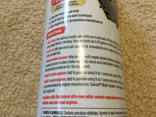 (2) Gumout Multi - System Tune - Up with advanced PEA,  20 fl.  oz.  Cans 3