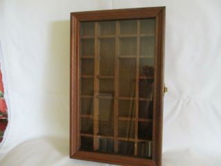 Thimble Display Case With Glass Door (25 Thimbles)