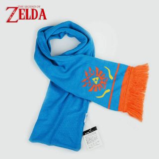 Game The Legend Of Zelda Hyrule Warriors Cosplay Unisex Blue Scarf Gift 180 23cm