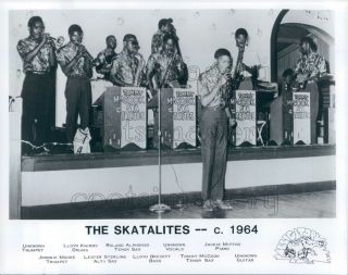 Press Photo Legendary Band The Skatalites Of Jamaica 1960s Ska