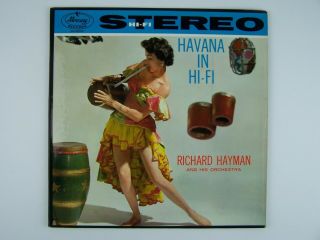 Richard Hayman And His Orchestra Havana In Hi - Fi Vinyl Lp Record Album Sr - 60000
