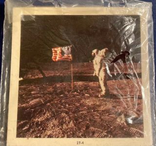 Vintage Set Of 12 Apollo 11 1969 Moon Landing Nasa Dexter Color Prints