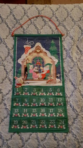 1987 Vintage Avon Advent Christmas Calendar