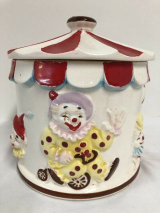 Vintage Big Top Circus Cookie Jar (napco)
