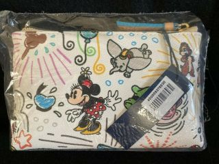 Disney Dooney & Bourke Disney Resorts Sketch Cosmetic Bag W Dumbo