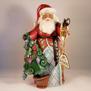 Jim Shore 2016 Christmas Cheer To Last All Year Santa Figurine Santa Claus