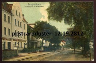 2812 - Germany Langenbielau/ Poland Bielawa 1908 Schlesien.  Street View
