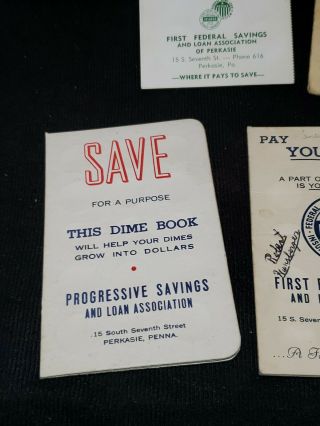 1950s Perkasie Pa Ephemera First Federal Savings Hopalong Cassidy Dime Book 2