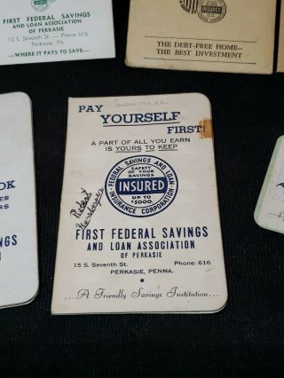 1950s Perkasie Pa Ephemera First Federal Savings Hopalong Cassidy Dime Book 3