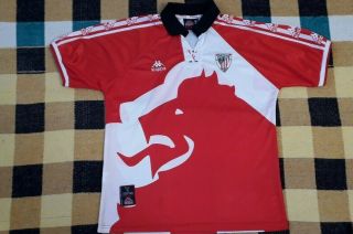 Vintage Fc Athletic Bilbao 1997 1998 L Home Football Jersey Camiseta Vtg Soccer