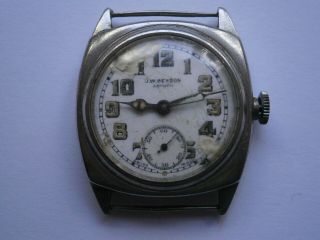 Vintage Gents Wristwatch J.  W.  Benson Mechanical Watch Spares Repair Cyma 032 K