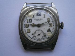 Vintage gents wristwatch J.  W.  BENSON mechanical watch spares repair CYMA 032 K 2