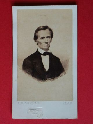 Abraham Lincoln 16th President Of The United States Cdv By DisdÉri Paris