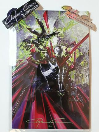 Spawn 301 Clayton Crain Virgin Variant.  Signed Htf Only 666 Printed