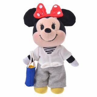Costume For Plush Nuimos Doll Sweat Wide Pants Set Gray Disney Store Japan