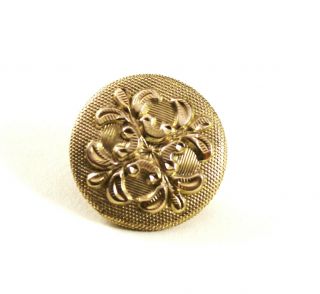 Fine Golden Age Gilt Brass Button Traskelion Turn Again Wadhams Coe & Co.  1830 