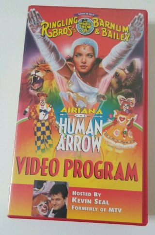 Ringling Bros And Barnum & Bailey Circus 1996 126th Edition Souvenir Video Vhs