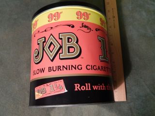 " Roll With The Best " Job Cigarette Rolling Papers 1/4 Orange (metal Tin) Usa 420