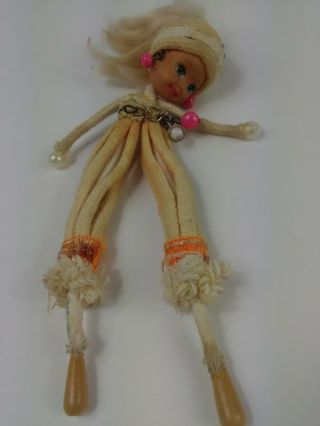 Haunted Possessed Cursed Doll Paranormal Ghost Demon Vintage String Doll " Story "