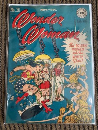 Wonder Woman 26 Dc Comics Comic Book Golden Age